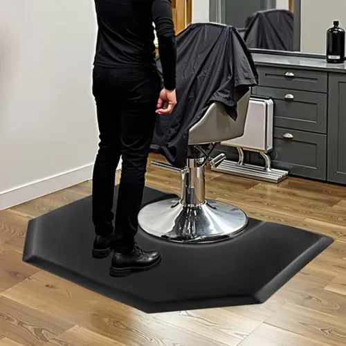 VEVOR Salonmatte für Friseure, 1225x1505 mm, Anti-Ermüdungs-Bodenmatte, Stehmatte, 25 mm dicke Friseursalon-Bodenmatte, leicht zu reinigende PVC-Oberfläche & abgeschrägte Kanten zum Stolpern – Bild 7