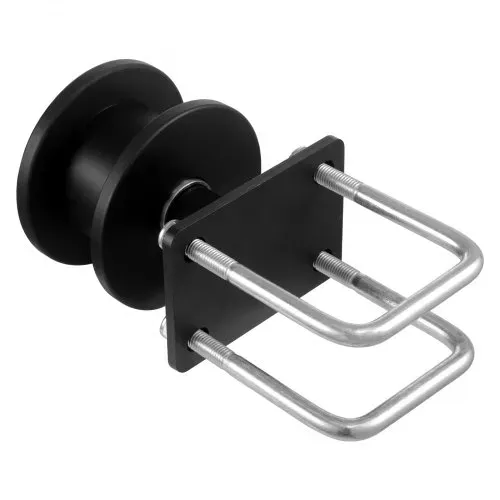VEVOR Schiebetor-Set 150x293,6mm, Rolltor-Hardware-Set mit H-förmiger Radnut für freitragende Schiebetore und Rolltüren, Schiebetorrollen mit 4 Schienenrädern, Hochleistungs-Gleitrolle, Schwarz – Bild 10
