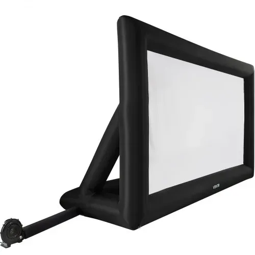 VEVOR aufblasbare Filmleinwand Projektion Beamer Leinwand aus 600D, Projektionsleinwand mit tragbarer Aufbewahrungstasche, 16:9, Filmprojektion für Heimkino Mottoparty Poolspaß (513 x 185 x 330 cm) – Bild 10