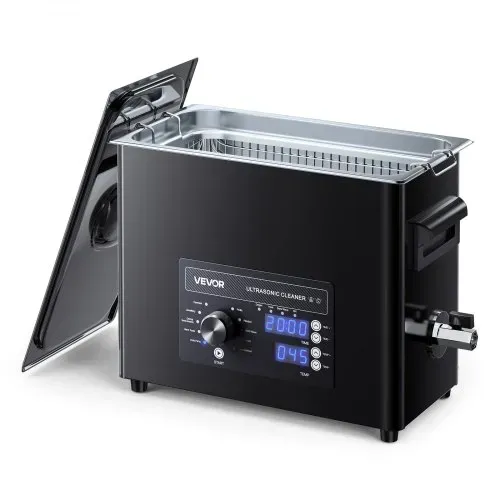 VEVOR Ultraschallreiniger professionelles Ultraschallreinigungsgerät mit Drehknopfsteuerung 6 L, Reinigungsgerät mit Korb & Reinigungskugel, Ultraschallgerät für Uhren Rasierer Schmuck Münzen VEVOR Ultraschallreiniger professionelles Ultraschallreinigungsgerät mit Drehknopfsteuerung 6 L, Reinigungsgerät mit Korb & Reinigungskugel, Ultraschallgerät für Uhren Rasierer Schmuck Münzen