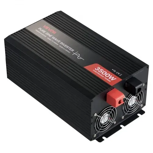 VEVOR 3500 W Wechselrichter, 12 V DC auf 230 V AC, reiner Sinus-Wechselrichter, Solar-Autoladegerät-Konverter mit LCD-Display, Fernbedienung, USB-Anschluss, 2 AC-Steckdosen, Typ-C-Anschluss – Bild 9
