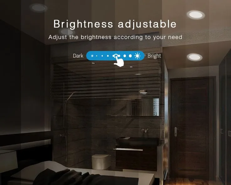 MiBoxer FUT065 LED Panel Rund 18W RGB-WW (RGB-CCT) mit Funk und WLAN – Bild 6