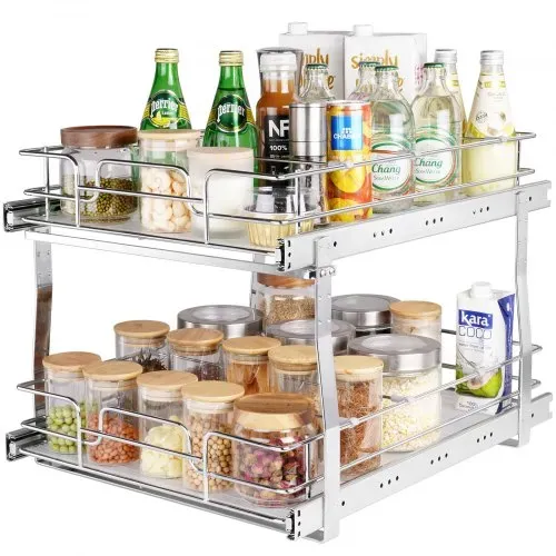 VEVOR ausziehbares Gewürzregal (539x399x81 mm) Spülschrankregal Küchenschrank, Schiebeschublade Waschbecken Gewürzregal Schrank Organizer Unterschrankregal 461x569x483 mm (Installationsgröße) VEVOR ausziehbares Gewürzregal (539x399x81 mm) Spülschrankregal Küchenschrank, Schiebeschublade Waschbecken Gewürzregal Schrank Organizer Unterschrankregal 461x569x483 mm (Installationsgröße)