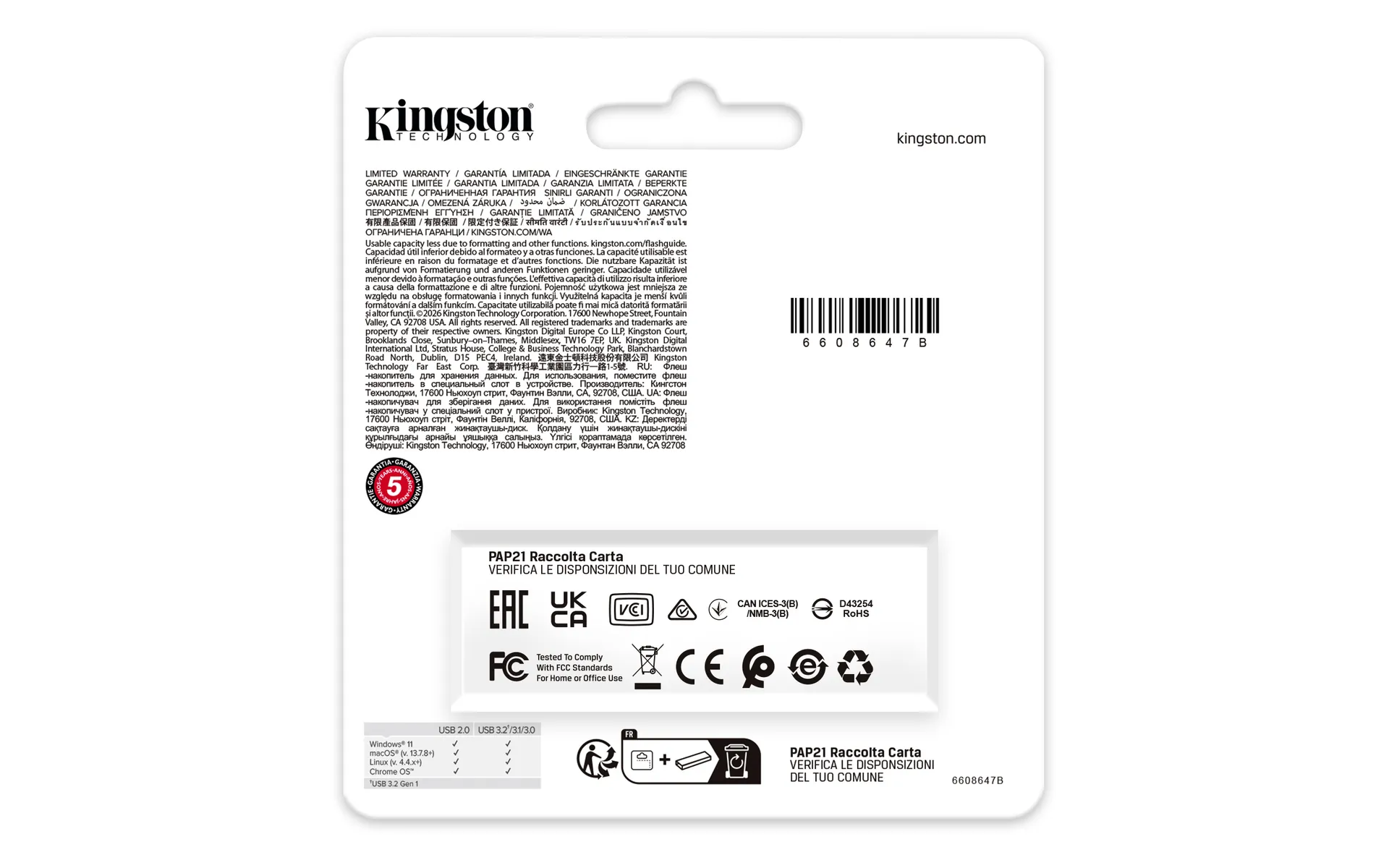 Kingston Technology DataTraveler 256GB Tragbarer USB 3.2 Gen 1 Exodia Schwarz + Grün – Bild 6