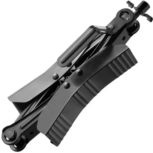 VEVOR Camper-Unterlegkeile-Stabilisator, robuster H-förmiger RV-Reifenblockierkeil, integrierter Schraubenschlüssel passend für 3,5" bis 12" Reifenfreiheit, 2 Sätze Camper-Unterlegkeile mit Ratschenschlüssel für Wohnmobil-Reiseanhänger – Bild 8