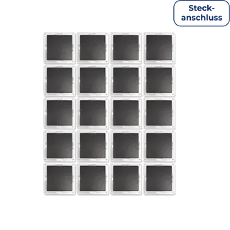 Wechselschalter McPower “Flair“ 250V~/10A, Steckanschluss, anthrazit, 20er-Pack Wechselschalter McPower “Flair“ 250V~/10A, Steckanschluss, anthrazit, 20er-Pack