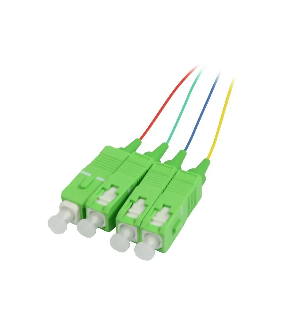LWL-Pigtail-SC(APC) 9/125u, 1,5mtr. OS2, 4-Pack, farbig, G657.A2, Synergy 21, LWL-Pigtail-SC(APC) 9/125u, 1,5mtr. OS2, 4-Pack, farbig, G657.A2, Synergy 21,