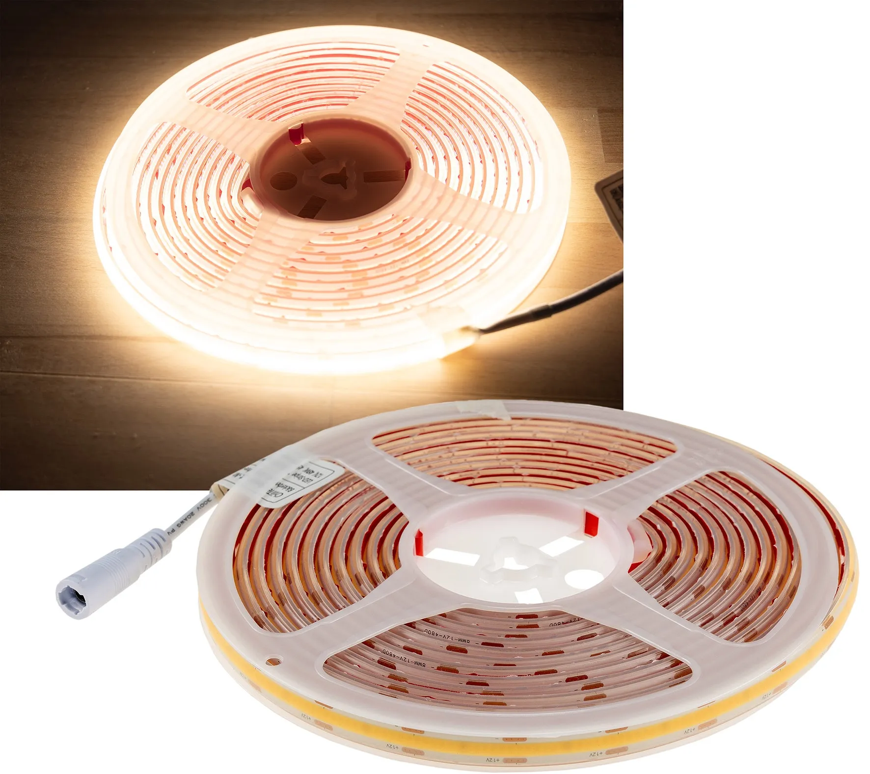 LED-Stripe „CLS-COB V2“ 5m, neutralweiß 12V, 48W, 4791 Lumen LED-Stripe „CLS-COB V2“ 5m, neutralweiß 12V, 48W, 4791 Lumen