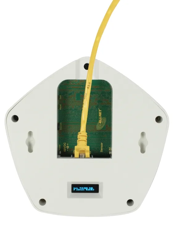 ALLNET CO2 Raumluftampel mit RGBW-LED´s / 1x MSR Sensorport / LAN (PoE) & WIFI (Netzteil) – Bild 6