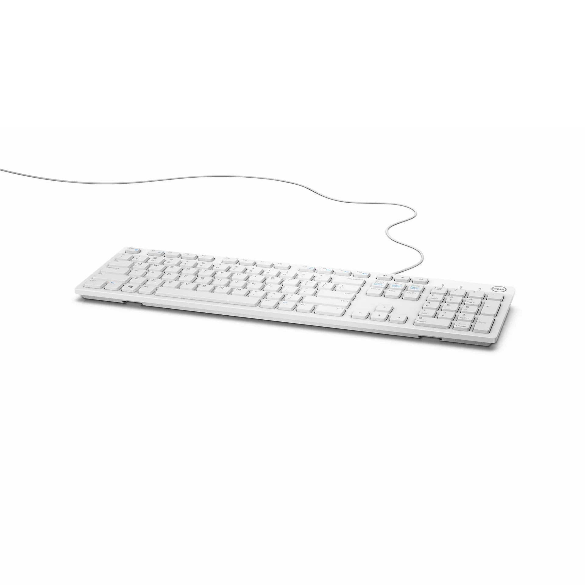 DELL kabelgebundene Tastatur – KB216 - deutsch (QWERTZ) - weiß – Bild 4