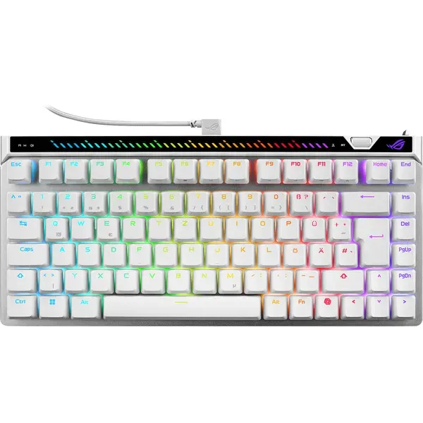 ASUS ROG Falchion Ace 75 HE WHT Tastatur Gaming USB QWERTZ Deutsch Weiß – Bild 3