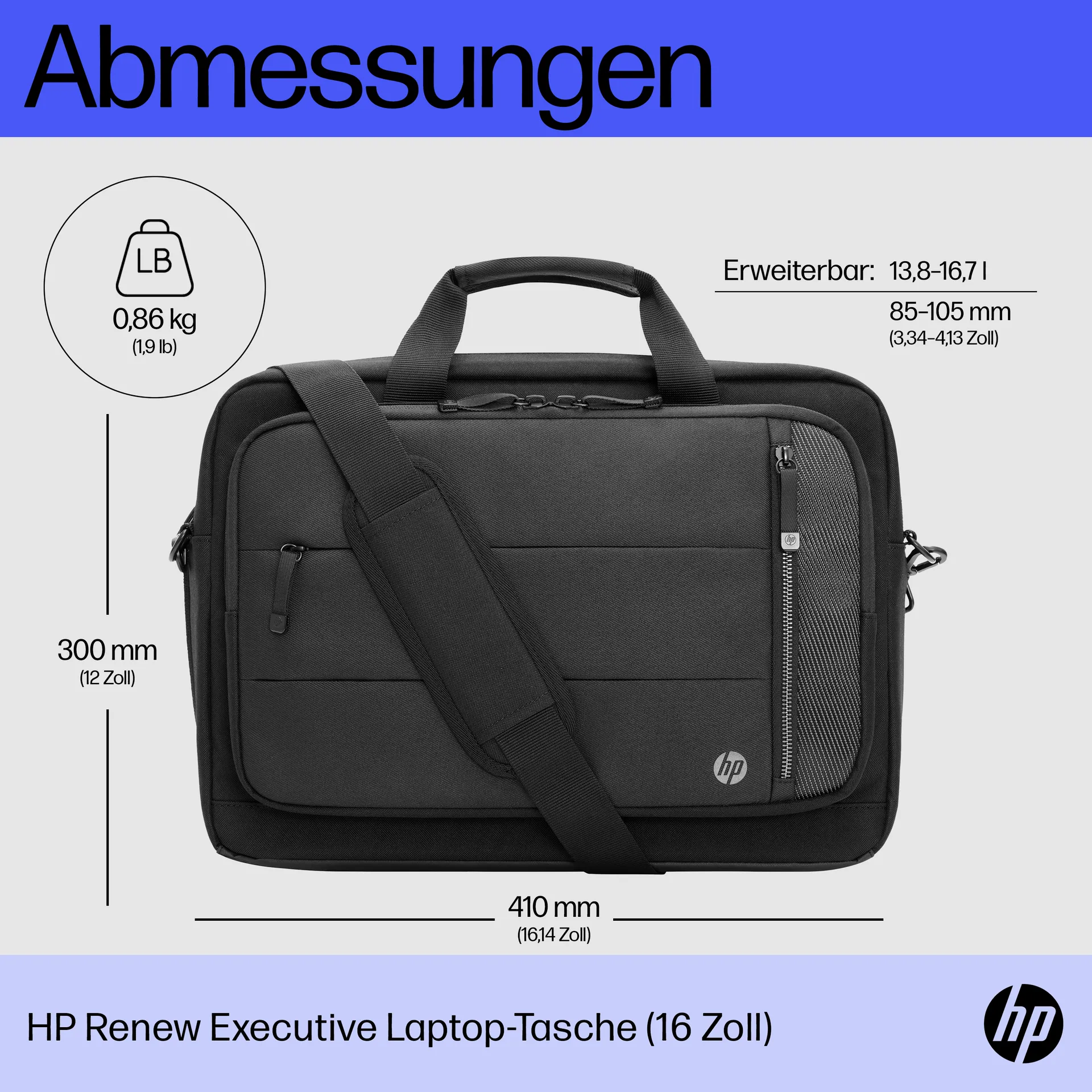 HP Renew Executive Laptoptasche (16 Zoll) – Bild 2