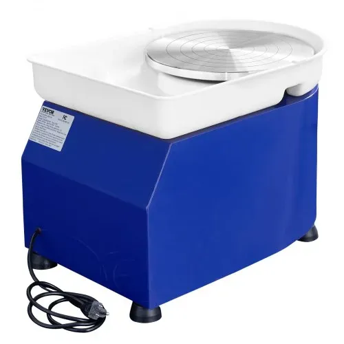 VEVOR Töpferscheibe Keramik Rad Maschine 350 W, Elektrische Töpferscheibe Maschine 28 cm 300 U/min Töpferscheibenmaschine, mit Pedal & Schürze Formmaschine, Geeignet für Anfänger, Enthusiasten usw. – Bild 10