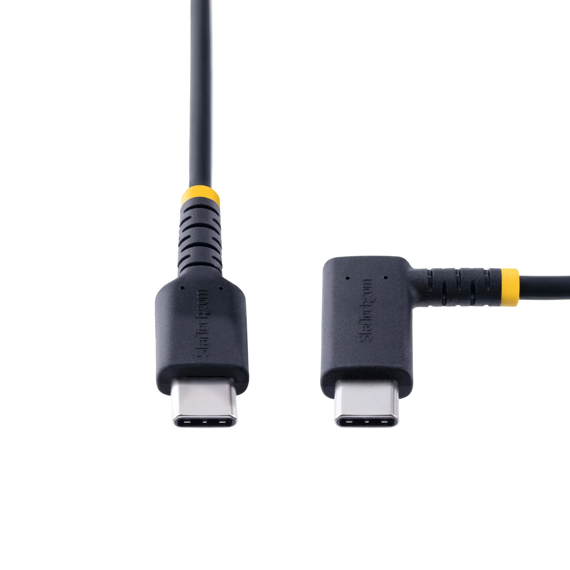 StarTech.com 30cm USB-C-Schnellladekabel, Laden und Synchronisieren, 3A, USB 2.0, TPE-Mantel mit Aramidfaser - Robustes USB C Spiral Ladekabel – Bild 5