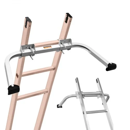 VEVOR Leiterstabilisator, Abstandshalter für Ausziehleitern, robustes Flügelspann-/Wandleiterzubehör für Dachrinnen, einfach zu verwenden und vielseitig anpassbar, rutschfeste Gummifüße, Tragkraft: 159 kg VEVOR Leiterstabilisator, Abstandshalter für Ausziehleitern, robustes Flügelspann-/Wandleiterzubehör für Dachrinnen, einfach zu verwenden und vielseitig anpassbar, rutschfeste Gummifüße, Tragkraft: 159 kg