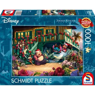 Thomas Kinkade Studios: Disney – Lilo and Stitch Aloha Christmas, Puzzle Thomas Kinkade Studios: Disney – Lilo and Stitch Aloha Christmas, Puzzle