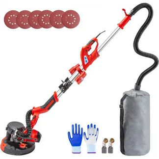 VEVOR Exzenterschleifer 225 mm, Schleifmaschine Werkzeug 710W, Schleifmaschine 800-1750 U / min 3m Netzkabel mit LED-Scheinwerfern am Griff, Vakuumbeutel, Handschuhe, Schutzbrille VEVOR Exzenterschleifer 225 mm, Schleifmaschine Werkzeug 710W, Schleifmaschine 800-1750 U / min 3m Netzkabel mit LED-Scheinwerfern am Griff, Vakuumbeutel, Handschuhe, Schutzbrille