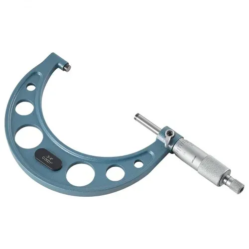 VEVOR Bügelmessschraube 4-tlg. Set, Mikrometer mit einer Messgenauigkeit von 0,0001/0,0002 Zoll, Messschraube für Metallbearbeitung & Maschinenbau mit Koffer, 0-1/1-2/2-3/3-4 Zoll – Bild 8