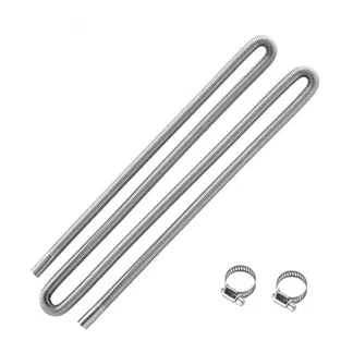 VEVOR Abgasrohr Standheizung flexibler Abgasschlauch 300 cm für Auto-Dieselheizung mit 2 Klemmen, Edelstahl Auspuffrohr mit Φ 25 mm Querschnitt für 2 kW / 5 kW / 8 kW Dieselheizungen Lufterhitzer VEVOR Abgasrohr Standheizung flexibler Abgasschlauch 300 cm für Auto-Dieselheizung mit 2 Klemmen, Edelstahl Auspuffrohr mit Φ 25 mm Querschnitt für 2 kW / 5 kW / 8 kW Dieselheizungen Lufterhitzer