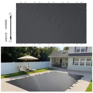 VEVOR Pool Abdeckplane Rechteckig 4 x 7 m Schwimmbadabdeckung PVC Holzkohle Poolabdeckung wasserdicht Poolüberdachung Winterabdeckplane Schmutzabweisende Abdeckplane für Pool Rechteck Poolplane VEVOR Pool Abdeckplane Rechteckig 4 x 7 m Schwimmbadabdeckung PVC Holzkohle Poolabdeckung wasserdicht Poolüberdachung Winterabdeckplane Schmutzabweisende Abdeckplane für Pool Rechteck Poolplane
