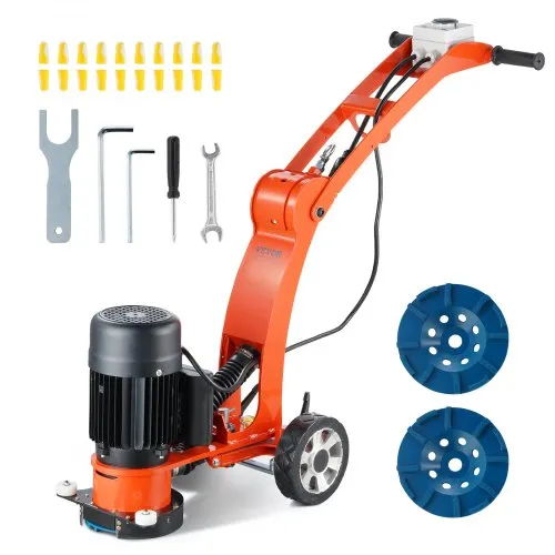 VEVOR Betonbodenschleifer 17,8 cm handgeführter Polierer 2,0 PS einstellbare VEVOR Betonbodenschleifer 17,8 cm handgeführter Polierer 2,0 PS einstellbare