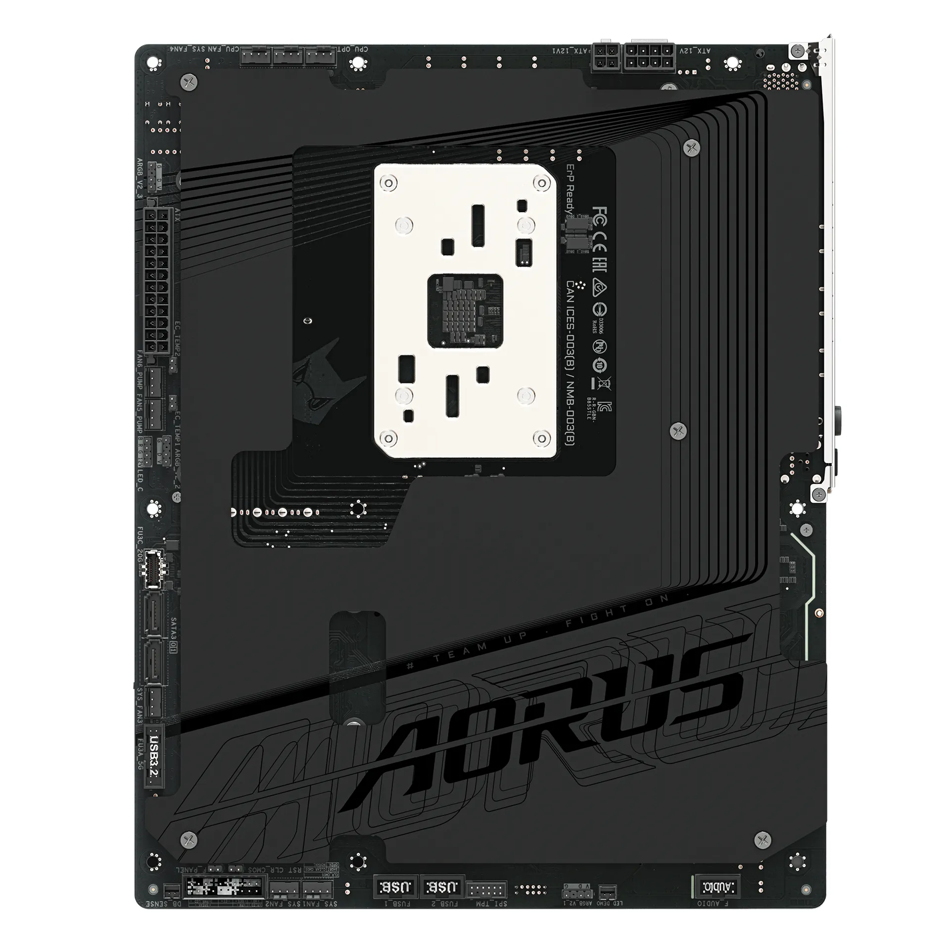 GIGABYTE B850 AORUS STEALTH Mainboard – AMD Ryzen 9000 Series CPUs, digitales 14+2+2-Phasen-VRM, bis zu 8200 MHz DDR5 (O.C.), 2× PCIe-5.0-M.2 + 2× PCIe-4.0-M.2, Wi-Fi 7, 5-GbE-LAN, USB 3.2 Gen 2 – Bild 4