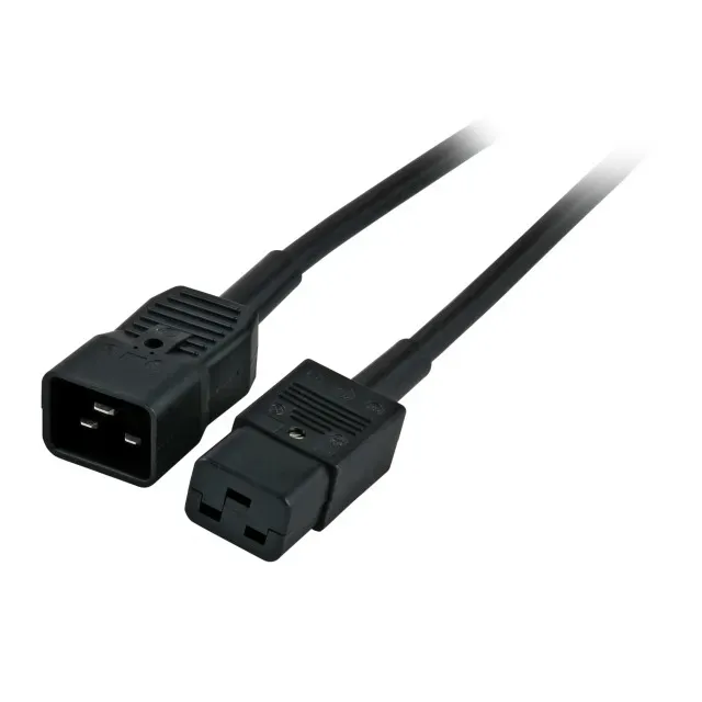 Netzkabel 230V Kaltgeräte IEC-C19(Buchse)/Kaltgeräte IEC-C20(Stecker), 1,8m, Netzkabel 230V Kaltgeräte IEC-C19(Buchse)/Kaltgeräte IEC-C20(Stecker), 1,8m,