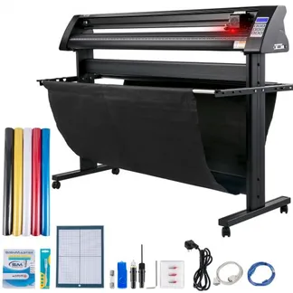 VEVOR Vinyl Schneideplotter Max. Papiereinzug 1350 mm, Folienschneider Max. Schnittbreite 1260 mm, Plotter Schnittgeschwindigkeit 800 mm/s, Halbautomatisch, Signmaster, Windoskompatibel, LCD-Anzeige VEVOR Vinyl Schneideplotter Max. Papiereinzug 1350 mm, Folienschneider Max. Schnittbreite 1260 mm, Plotter Schnittgeschwindigkeit 800 mm/s, Halbautomatisch, Signmaster, Windoskompatibel, LCD-Anzeige