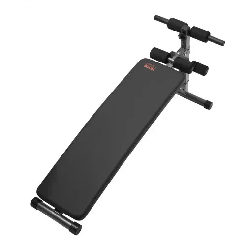 VEVOR Sit Up Bank, gebogene Bauchmuskelbank 5-stufig Höhenverstellbar (1425x470x675 mm) Rückentrainer (226 kg belastbar) für Heimtraining im Fitnessstudio Krafttraining Ganzkörpermuskeltraining – Bild 8