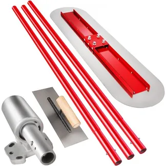 VEVOR Bullenschwimmer Betonschwimmer 1200X300 mm Komplettes Betonwerkzeug Kelle Satz Grifflänge 3 x 1,8 m Glättekelle Stahl Boden Einstellbar Bauhilfe VEVOR Bullenschwimmer Betonschwimmer 1200X300 mm Komplettes Betonwerkzeug Kelle Satz Grifflänge 3 x 1,8 m Glättekelle Stahl Boden Einstellbar Bauhilfe