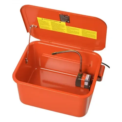 VEVOR Teilewaschgerät Teilewaschanlage für Autoteile 19 L, 13 L Lösungsmittelkapazität, Teilewaschbecken mit Elektrischer Pumpe für Radlager Zahnräder Vergaser 1,5 L/min Ausstoßmenge Teilewäscher – Bild 10