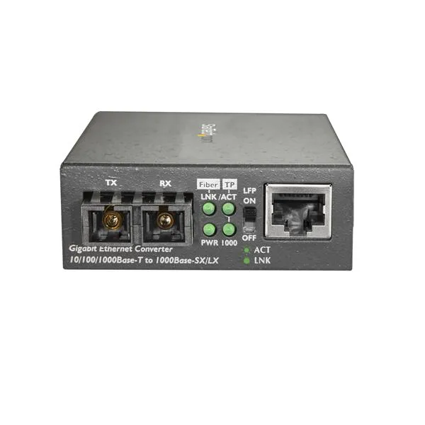 StarTech.com MCMGBSCMM055 Netzwerk Medienkonverter 1000 Mbit/s 850 nm Multi-Modus Schwarz – Bild 3