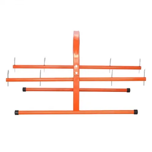 VEVOR Drahtspulenhalter, 45 kg Kapazität, manueller Kabelspender, Stahlrohrgestell, zur Aufbewahrung von bis zu 8 Spulen mit einem max. Durchmesser von 24 cm unter verschiedenen Bedingungen – Bild 10