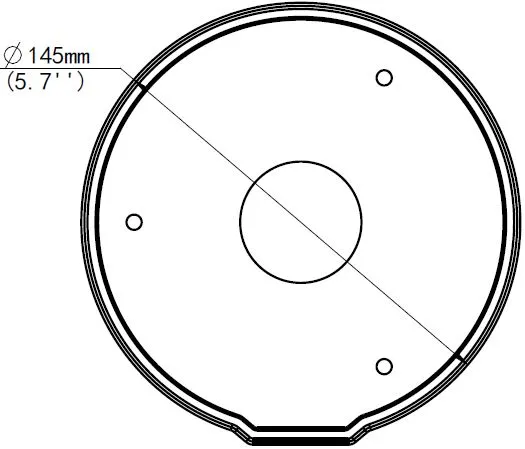 ALLNET IP Kamera zbh. Montagebox MiniDome für ALL-CAM2495-LVEFN – Bild 2
