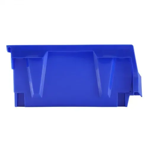 VEVOR 12er-Set Sichtlagerboxen Stapelboxen Stapelkisten Lagerkästen Blau/Rot – Bild 8