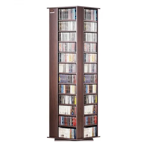 VEVOR Medienaufbewahrungsschrank, drehbarer Medienturm, bietet Platz für bis zu 1040 CDs, schützt und organisiert Musik-, Film-, Videospiel- oder Erinnerungssammlungen – Espresso VEVOR Medienaufbewahrungsschrank, drehbarer Medienturm, bietet Platz für bis zu 1040 CDs, schützt und organisiert Musik-, Film-, Videospiel- oder Erinnerungssammlungen – Espresso