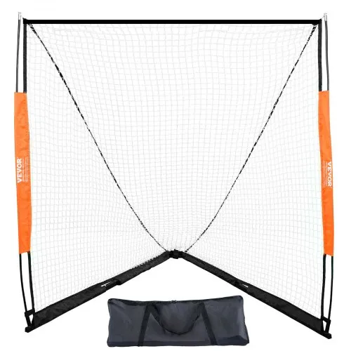 VEVOR Lacrosse-Tor, 6′ x 6′ Lacrosse-Netz, tragbares Lacrosse-Tor mit Tragetasche, Glasfaserstange, Hinterhof-Lacrosse-Trainingsausrüstung, einfach aufzubauendes College-Tor, perfekt für das Training VEVOR Lacrosse-Tor, 6′ x 6′ Lacrosse-Netz, tragbares Lacrosse-Tor mit Tragetasche, Glasfaserstange, Hinterhof-Lacrosse-Trainingsausrüstung, einfach aufzubauendes College-Tor, perfekt für das Training