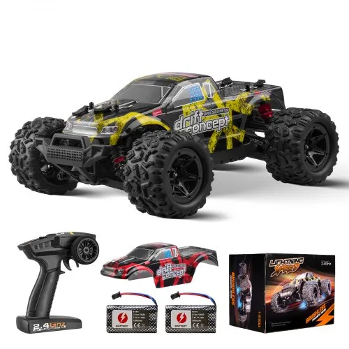 VEVOR Ferngesteuertes Auto, Maßstab 1:18, RC-Auto, All-Terrain-4WD-Offroad-Truck mit 45° Wheelie & einstellbarer Geschwindigkeit, 45 km/h-RC-Spielzeugauto, Ideal für Kinder ab 8 Jahren, IPX4 VEVOR Ferngesteuertes Auto, Maßstab 1:18, RC-Auto, All-Terrain-4WD-Offroad-Truck mit 45° Wheelie & einstellbarer Geschwindigkeit, 45 km/h-RC-Spielzeugauto, Ideal für Kinder ab 8 Jahren, IPX4