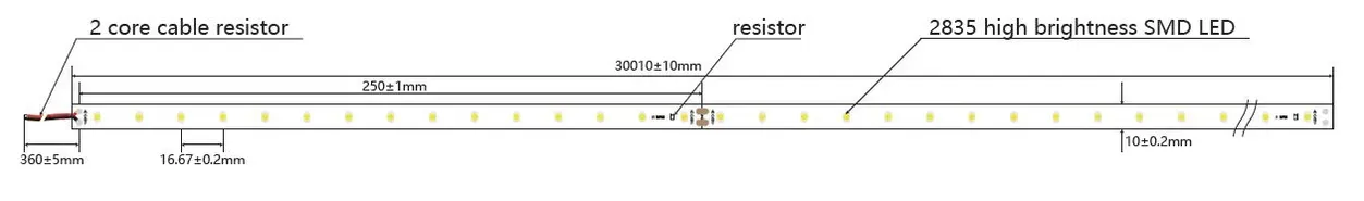 Synergy 21 LED Flex Strip 2835 - 60 NW DC48V 210W IP20 ULS 30m – Bild 2