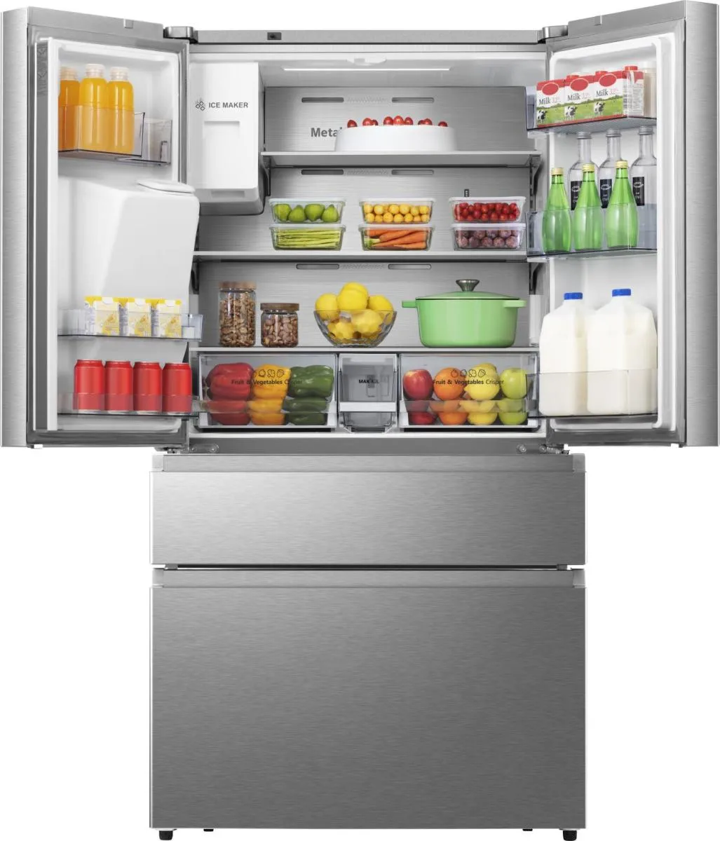 Hisense Kühlschrank mit French Door Design RF728N4SASE BK770 – Bild 5
