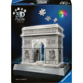 3D Puzzle Iconics: Triumphbogen Paris – mit Licht 3D Puzzle Iconics: Triumphbogen Paris – mit Licht