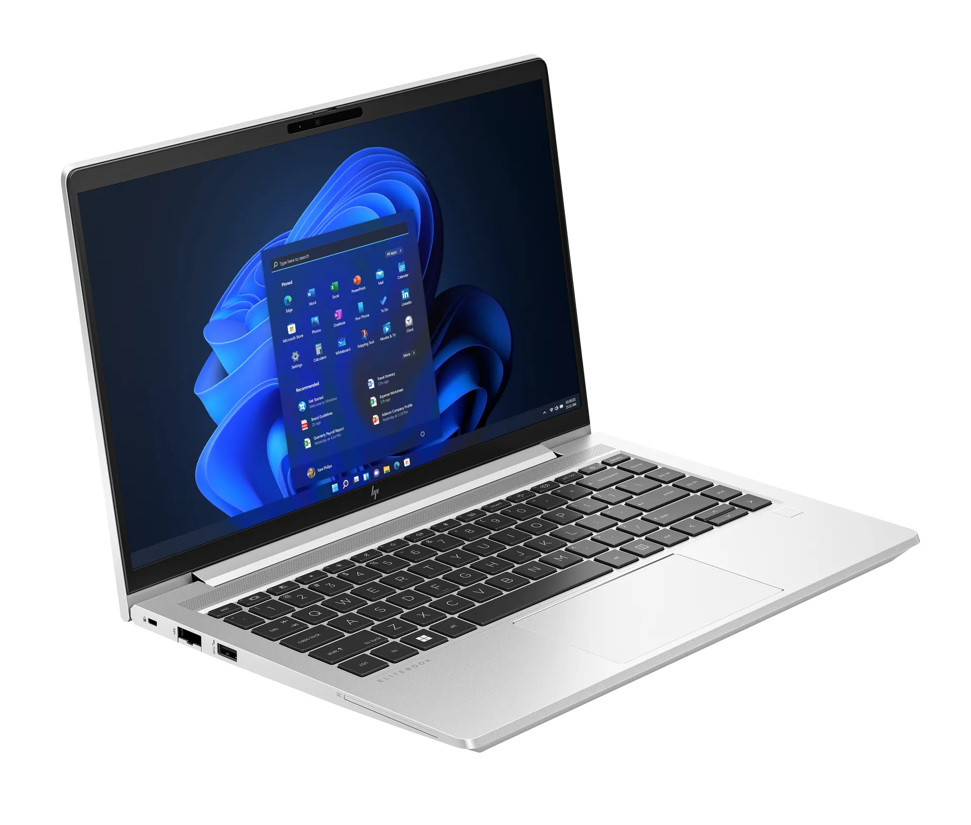 HP EliteBook 640 G10 Intel® Core™ i5 i5-1335U Laptop 35,6 cm (14") Full HD 16 GB DDR4-SDRAM 512 GB SSD Wi-Fi 6E (802.11ax) Windows 11 Pro Silber – Bild 2