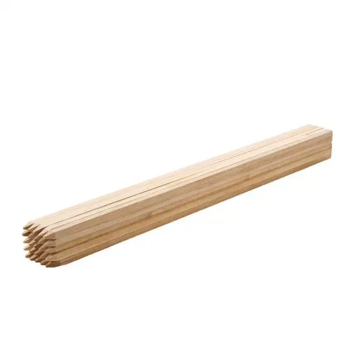 VEVOR Holzpfähle, 25 Stk. 19,05x19,05x1219,2 mm Holzpflöcke, Holzpfosten mit scharfer Spitze, Zaunpfähle aus Tannenholz, Wegweiser für Schlammzäune, Hinterhofbegrenzungen, Grundlinien – Bild 8