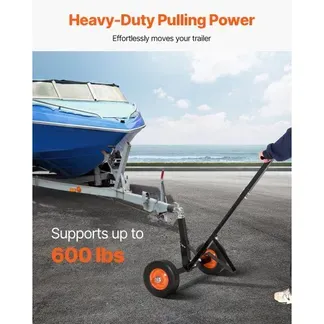 VEVOR Rangierhilfe Anhänger, Anhängerwagen, 272 kg Stützlast, 42 & 56cm einstellbare Höhe, 47,3mm Kupplungskugel, 254 mm Vollgummireifen, zum Bewegen von Wohnmobil-Bootsanhängern VEVOR Rangierhilfe Anhänger, Anhängerwagen, 272 kg Stützlast, 42 & 56cm einstellbare Höhe, 47,3mm Kupplungskugel, 254 mm Vollgummireifen, zum Bewegen von Wohnmobil-Bootsanhängern