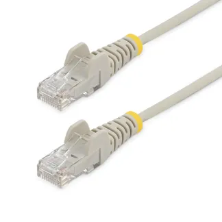 StarTech.com 1 m Cat6-Kabel – Schlank – Snagless RJ45-Anschlüsse – Grau StarTech.com 1 m Cat6-Kabel – Schlank – Snagless RJ45-Anschlüsse – Grau