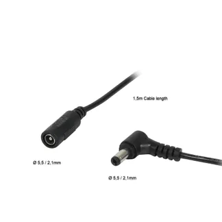 ALLNET Ersatznetzteil zbh. Hohlbuchse -> Hohlstecker Adapterkabel Verlängerung 5,5mm x 2,1mm -> 5,5mm x 2,1mm 1,5m ALLNET Ersatznetzteil zbh. Hohlbuchse -> Hohlstecker Adapterkabel Verlängerung 5,5mm x 2,1mm -> 5,5mm x 2,1mm 1,5m