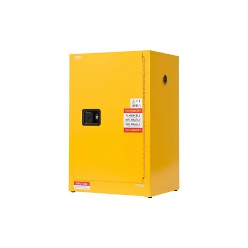 VEVOR Brennbarer Lagerschrank 49,21 L, 59 x 46 x 90 cm Brandschutzschrank mit Verstellbarem Regal, Kaltgewalzter und Verzinkter Stahl-Brandschutzschrank, für Gewerbliche, Industrielle Nutzung, Gelb – Bild 10