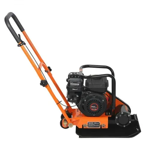 VEVOR Benzin Rüttelplatte, 6,5 PS (196 CC) Motor, 5600 U/min Vibrationsstampfer, 10,5 kN Verdichtungsdruck, 510x370 mm Platte, Handgeführter Rüttler für Pflasterarbeiten, Asphalt & Fundamente – Bild 9