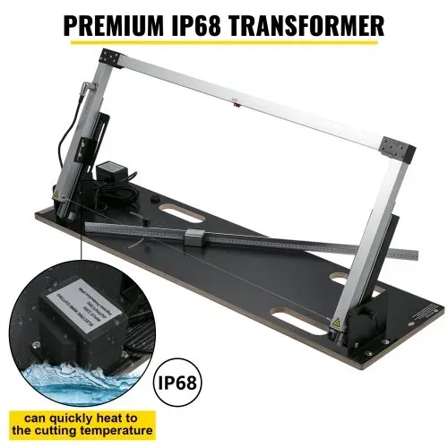 VEVOR Styroporschneider, 200W Schaumschneider aus Aluminiumlegierung, 360℃ Styrocutter mit Nickel-Chrom-Legierung, 38V Ausgangsspannung, Schnittdicke 420 mm Nut-Maschine für Profis oder Heimwerker – Bild 5