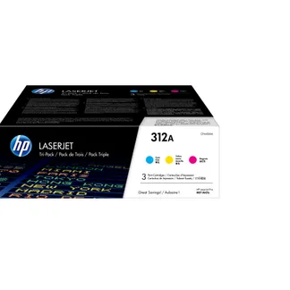 HP 312A Cyan LaserJet Tonerkartusche (3er-Pack) HP 312A Cyan LaserJet Tonerkartusche (3er-Pack)